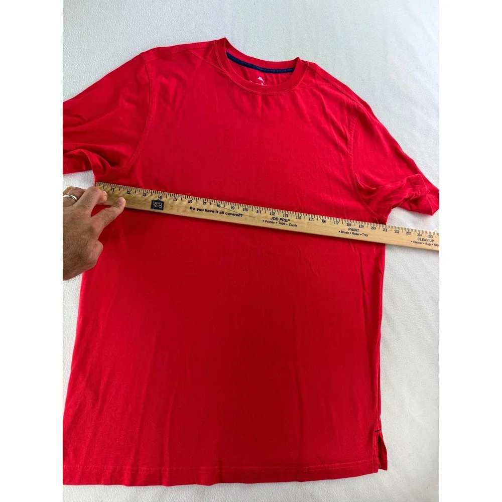 Tommy Bahama RELAX Men's Red Supima Cotton T Shirt Size M - Picture 5 of 14